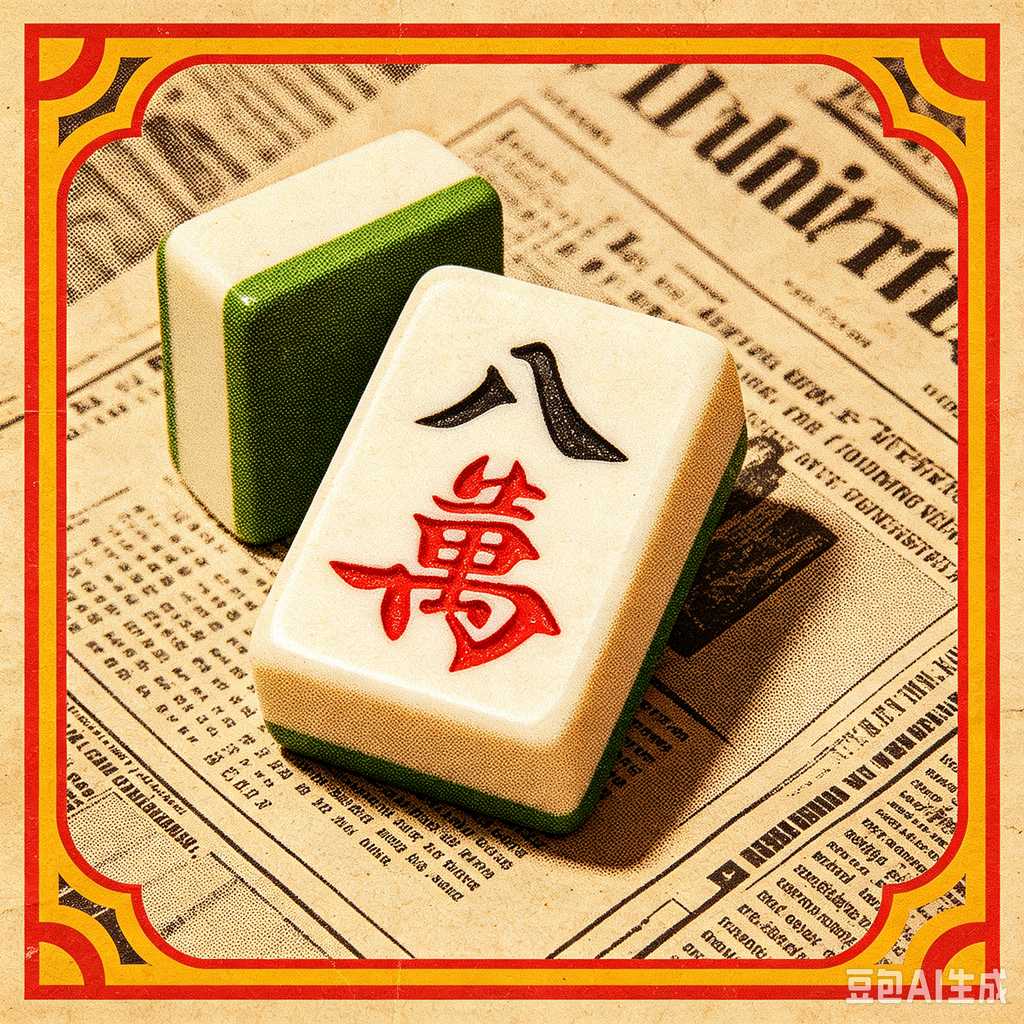 mahjong set for home entertainment