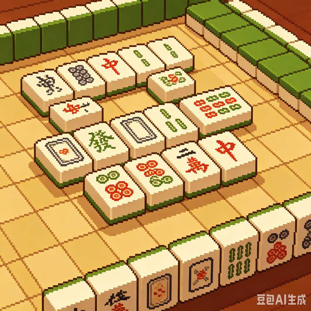 custom art mahjong set